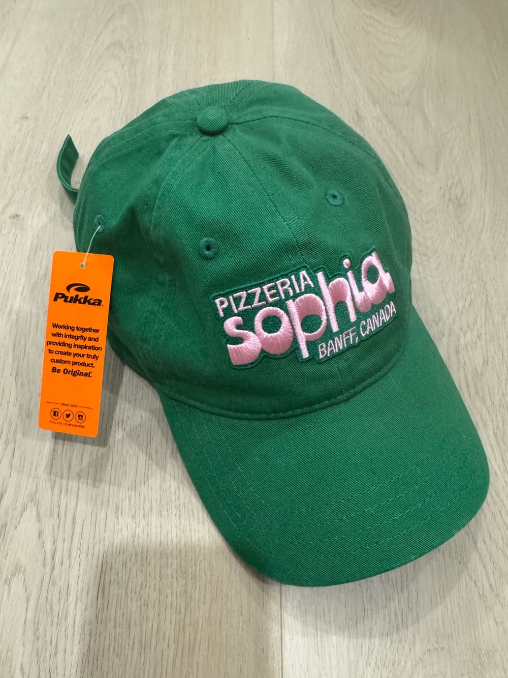 Pizzeria Sophia Green Baseball Cap -